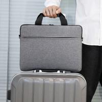 Estuche De Lujo Para Portátil Universal Acolchado Y Antigolpes Capacidad Grande Bolso De Hombro Ultrafino Estilo Negocios Y Moda - details 14