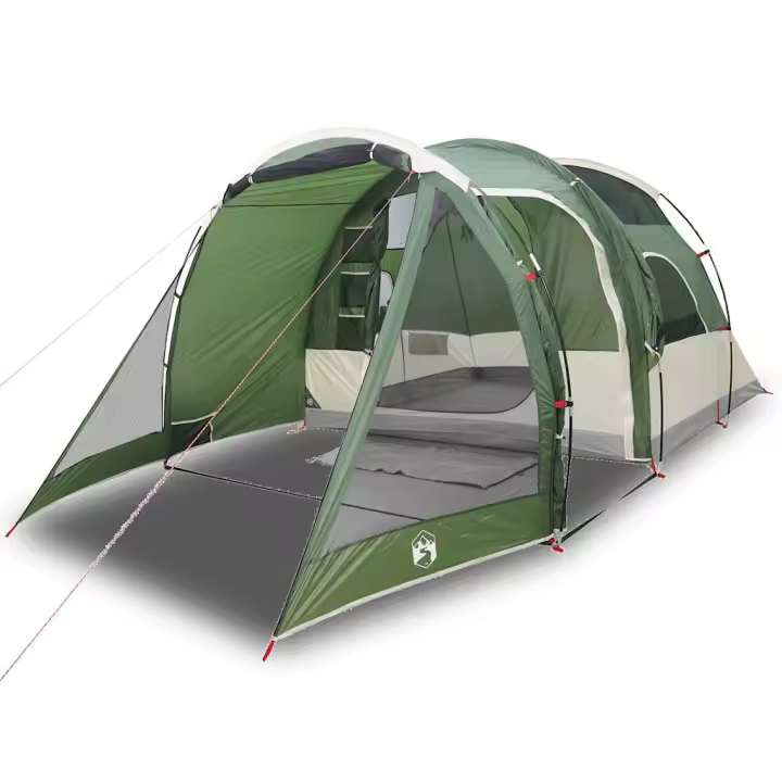 vidaXL Tienda de campaña túnel para 4 personas impermeable verde - 1