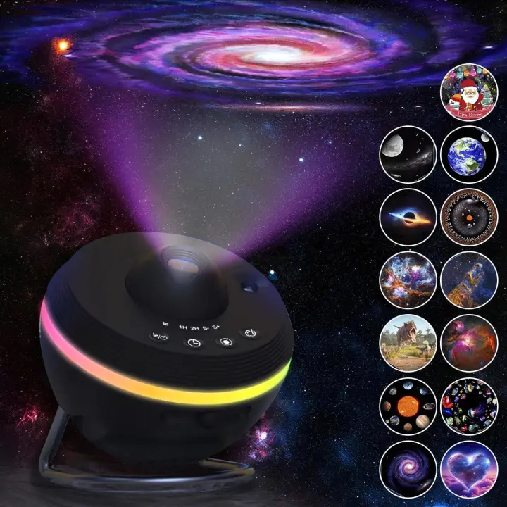 Proyector De Noche Estelar Galaxy Meteor 360° Rotativo Planetario 4K HD Para Decoración De Habitaciones De Niños Y Adultos - 1