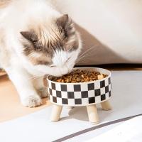 Tazón Para Perros Y Gatos De Plástico Con Altura Grande Resistente Al Choque Gran Capacidad Tazón De Alimentos Para Mascotas - details 3