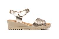 AE-649 Negro - Rojo - Beige - Cuero - Blanco - Platino Hecho en España Sandalias Mujer Piel Negro- Rojo - Beige - Cuero - Blanco - Platino Velcro Cuña Numeración: 35-41 Marca: Alto Estilo planta de gel y cierre velcro super comoda ideales para el verano - details 21