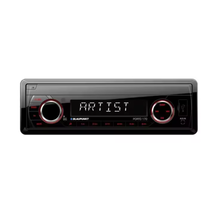 BLAUPUNKT PORTO 170 Autorradio Deckless, USB, MicroSD, MP3, RDS - 1
