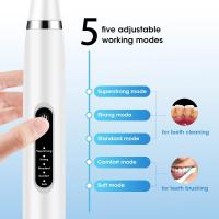 Limpia Dientes Scaler Electrónica Portátil Para Eliminar Calca Y Frescar El Aliento Carga USB Cuidado Oral - details 3