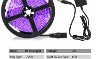 Tira De Luz LED UV Flexible 385-400nm Para Fiesta De Luz Plateada SMD 2835 DC12V Para Iluminación De Glow En La Habitación - details 5