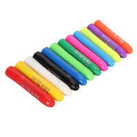 Bolígrafo de Pintura facial de 12 Colores para niños, crayones de Pintura facial DIY, Barras de Pintura Corporal temporales lavables para Navidad, Fiesta de Halloween - details 0