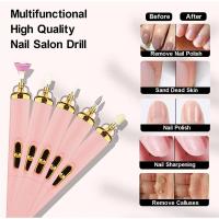 Herramienta De Manicura Eléctrica 5 En 1 Para Mujer Con Luz Portátil Mini Pulidora De Uñas Para Gel Y Maquillaje - details 13