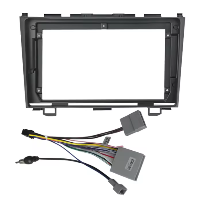 Fascia De Radio Estéreo Para Honda CR-V 2006-2012 Kit De Reemplazo Para Marco De Navegación GPS Fijación Facial - 1