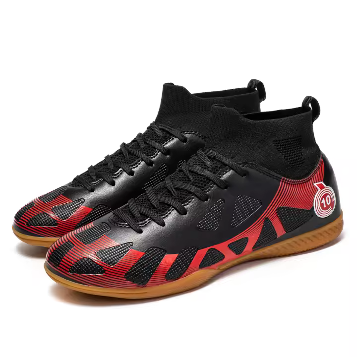 Zapatos De Fútbol Para Hombres IC Interior Altos Resistentes Al Desgaste Antideslizantes Talla True Fit Material Superior PU - 1