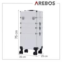 AREBOS 4 en1 Caso de belleza Trolley Maleta Kit de maquillaje Belleza - details 7