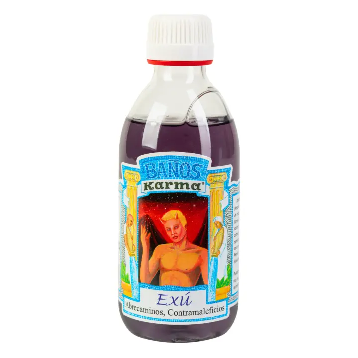 BAÑO DE EXÚ: ABRE CAMINOS Y CORTA MALEFICIOS (3 USOS, 250ML). - 1