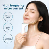 Masajeador Facial Y De Cuello EMS Con Terapia De Luz Roja Belleza Dispositivo Antienvejecimiento Vibration Sonic Reducción De Doble Barba Levantamiento De Piel - details 1