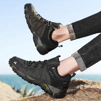 Zapatos De Senderismo Para Hombre HIKEUP No Esmerilados Transpirables Resistentes Al Desgaste Impermeables Para Escalada Y Turismo En Montañas - details 13