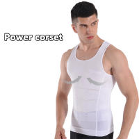 Chaleco Modelador De Cuerpo Para Hombres Chaleco De Compresión Para Gimnasio Control Abdominal Sin Mangas Ajuste Slim Para Ejercicio - details 11