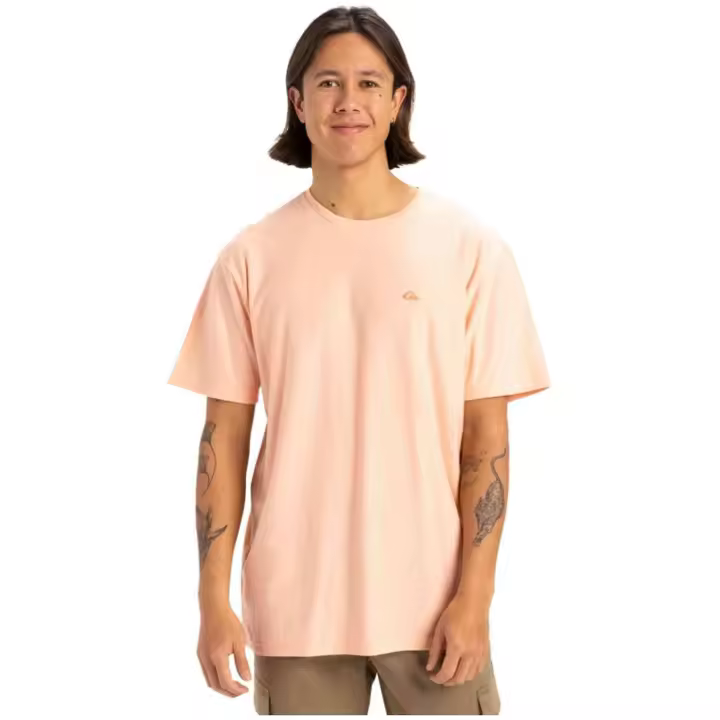 Camisetas marca Quiksilver modelo Eqykt04377-Mef0 para hombre en color salmon - 1