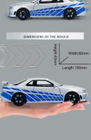 Coche De Deportes Nisaan GTR-R34 Modelo 1:32 Con Sonido Luz Y Función Retroceso Aleación De Metal Miniatura Regalo Para Niños Tamaño Aproximado 15*6*4.3CM - details 15