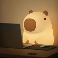 Lámpara de noche Capybara - Lámpara LED recargable por USB - Luz táctil para mesita de noche - details 1