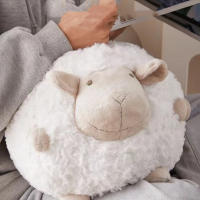 Almohada De Oveja Lindo Y Suave Para Niños Juguete De Peluche Para Dormir En Cama O Sofá Rellena De Algodón PP Edad Recomendada 3-12 Años - details 2