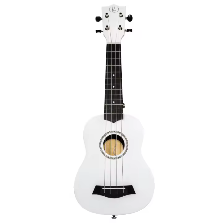Ukelele Soprano Bones SP200S-WH Linden Blanco Satinado - 1