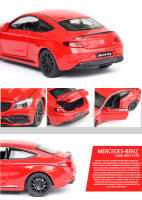 Modelo De Coche De Aleación Mercedes-Benz C63S AMG a Escala 1:32 Con Sonido Y Luz Regalo Para Niños Coleccionable De Metal Sin Batería - details 6
