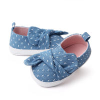 Zapatos De Bebé Para Primavera Y Verano Suaves Con Suela De Algodón Para Niñas Zapatos De Pre-walk Slip-on Color Rosa/Azul - details 6