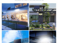 Lámpara Solar LED 468 LEDs Exterior Impermeable Con Sensor De Movimiento Iluminación De 3 Lados Para Garage Jardín Foco De Iluminación Solar - details 17
