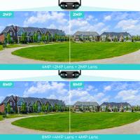 Cámara IP Inteligente WiFi 4K 8MP Panorámica 180° Ángulo De Vista Amplio Exterior CCTV Visión Nocturna Color AI Vigilancia De Video Para El Hogar - details 10