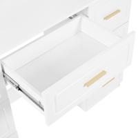 Con 9 cajas, tocador, Blanco, para Salón dormitorio, 120x40x135cm - details 8