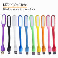 Lámpara De Lectura USB LED Mini Luz De Libro Plegable Para Camping Luz Nocturna De Mesa Para Power Bank PC Portátil Laptop 10 Colores - details 0