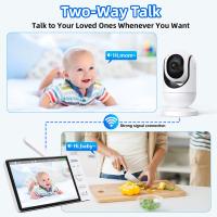 Monitor De Bebé Con Cámara De Seguridad IP Pantalla De 7 Pulgadas Batería De 5000mAh Vigilancia Inalámbrica Para Niños Y Hogar Resolución HD 1080P - details 6