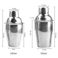 Barra De Fiesta Herramientas 250/350/550/750ml Barware 1PC Boston Martini Cocktail Vino Mezclador Acero Inoxidable Cocktail Shaker - details 7