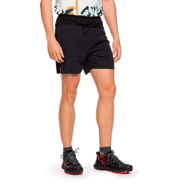 Ropa hombre Pantalones Trangoworld Pantalones Cortos Grotte Negro - 1