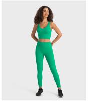 Sujetador Deportivo De Mujer SHINBENE Con Cuello En V Y Manga Larga Padded Short-sleeve Fitness Yoga Clásico Deportivo Top De Entrenamiento - details 9