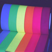 6 Rolls De Cinta Luminosa Seguridad Advertencia UV Reactiva Cinta Fluorescente Para Luz De Banda Neón Gaffer Decoración Para El Hogar - details 5