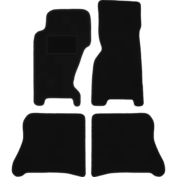 Juego completo de alfombrillas de terciopelo para: Jeep Grand Cherokee WJ todoterreno (1998-2004) - 1