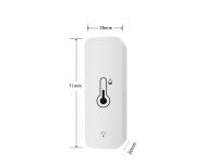 Sensor Inteligente De Temperatura Y Humedad Tuya WiFi Monitor Remoto Para Casa Inteligente Compatible Con Alexa Y Google Assistant - details 1