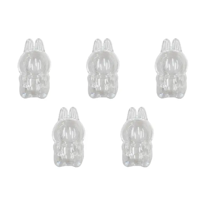 Caja De Almacenamiento Para Muñecos De Fiesta Sentados Y Figuras De Vinyl Transparente Protectora Y Antipolvo Labubu 5 Piezas - 1