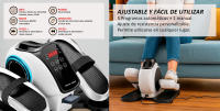 Mini Eliptica Electrica con 30 Niveles de Velocidad, 5 Funciones, Pedales con Correas, Pantalla LED, Mando a Distancia, Silenciosa y Portable - Pedaleador Electrico para Mayores y Ancianos ELLIPTICAL MOTION - details 0
