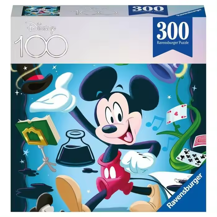 RAVENSBURGER PUZZLE 300PZ 100 ANIVERSARIO DISNEY ED LIMITADA MICKEY MOUS PUZZLE 300 PZ. 100 ANIVERSARIO DISNEY 19x19x5 Cms. - 1