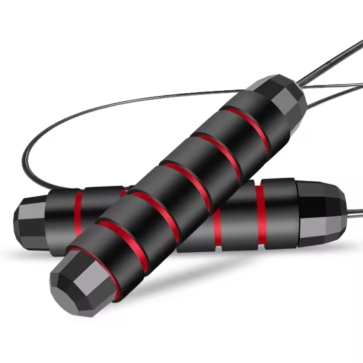 Cuerda De Saltar Ajustable Rápida De Acero Para Ejercicio De Fitness Y Entrenamiento En Casa Equipo Deportivo Para Todas Las Edades - 1
