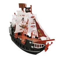 Modelo De Barco Pirata Juguete Para Niños Decoración De Sala De Estar Y Habitaciones Regalo De Juguetes Antiguos Retro - details 3