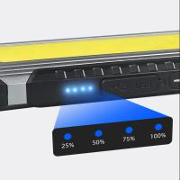 Linterna De Trabajo COB LED Recargable USB Con Batería 18650 Luz Portátil Para Camping Impermeable Con Imán 4000mAh Fuente De Iluminación Mixta Distancia De Iluminación 50-100 M - details 13