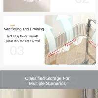 Carro De Acrílico Con Ruedas Ecológico De Tres Capas Para Almacenamiento En Sala De Estar Baño Capacidad Grande Organizador De Cosméticos Para Cocina Y Dormitorio - details 19