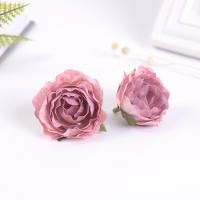 10/20PCs Flores Artificiales Rosa 5CM Para Decoración De Hogar Jardín Boda DIY Regalos Accesorios Material Seda Estilo Peonia - details 11
