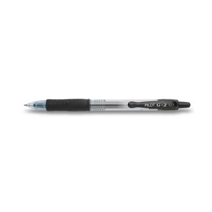 BOLIGRAFO ROLLER GEL RETRAC.G-2 NEGRO PILOT BL-G2-7-B - 1
