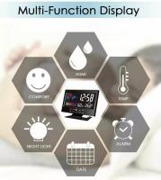 Nuevo Medidor De Temperatura Y Humedad Digital Para El Hogar Con Pantalla LCD Estación De Clima Con Sensor Térmico Y Higrómetro - details 2