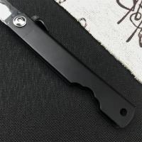 Cuchillo De Bolsillo Mini Higonokami Con Hoja De Acero Damasco Y Mango De Latón Para Camping Y Uso Táctico Multifuncional Herramienta De Mano - details 3