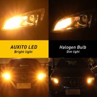 Luz De Señalización LED AUXITO 2x W21W 7440 WY21W Canbus Amarillo 7440NA T20 Bombillas Indicador Error Libre Sin Hiper Flash 3020SMD 24W Universal 12V 1 Año De Garantía - details 1