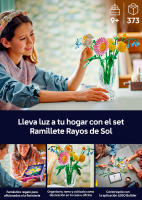 LEGO 10347 Botanicals Ramillete Rayos de Sol, Kit de Construcción y Decoración Floral DIY, Regalo de Cumpleaños para Niñas, Niños y Amantes de las Flores, Juguete de Escritorio - details 0