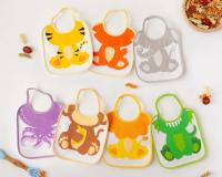 Kiokids Pack de baberos semanales ANIMALITOS con elástico - details 0