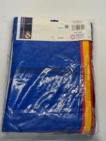 Toalla Playa Piscina infantil Real Madrid Franja Bandera azul Oficial 70x140cm de microfibra para niños - details 0